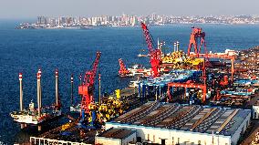 Haixi Bay Offshore Engineering Base in Qingdao
