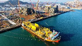 Haixi Bay Offshore Engineering Base in Qingdao