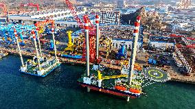 Haixi Bay Offshore Engineering Base in Qingdao