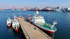 Haixi Bay Offshore Engineering Base in Qingdao