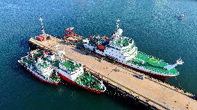 Haixi Bay Offshore Engineering Base in Qingdao