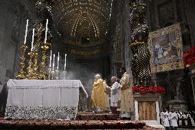 Pope Leo XIV leads The Christmas Midnight Mass - Vatican