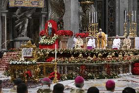 Pope Leo XIV leads The Christmas Midnight Mass - Vatican