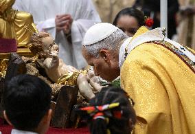 Pope Leo XIV leads The Christmas Midnight Mass - Vatican