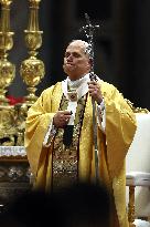 Pope Leo XIV presides over the Christmas Eve Mass