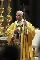 Pope Leo XIV presides over the Christmas Eve Mass