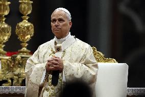 Pope Leo XIV presides over Christmas Mass - Vatica