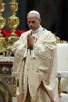 Pope Leo XIV presides over Christmas Mass - Vatica