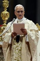 Pope Leo XIV presides over Christmas Mass - Vatica
