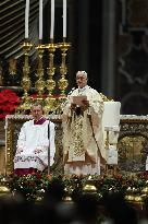 Pope Leo XIV presides over Christmas Mass - Vatica