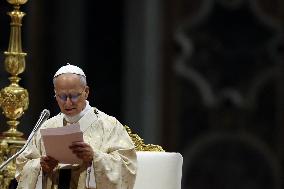 Pope Leo XIV presides over Christmas Mass - Vatica