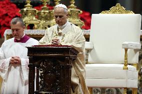 Pope Leo XIV presides over Christmas Mass - Vatica
