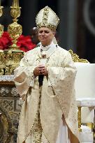 Pope Leo XIV presides over Christmas Mass - Vatica