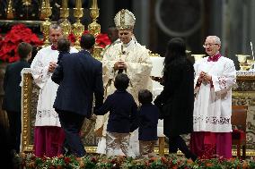 Pope Leo XIV presides over Christmas Mass - Vatica