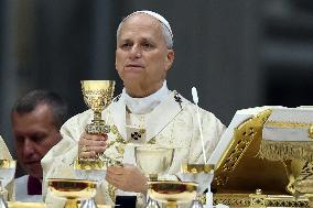 Pope Leo XIV presides over Christmas Mass - Vatica