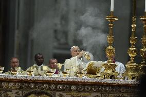 Pope Leo XIV presides over Christmas Mass - Vatica