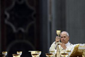 Pope Leo XIV presides over Christmas Mass - Vatica
