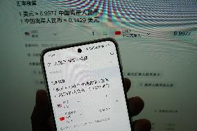 RMB USD Exchange Rate