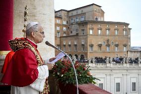 Pope Leo XIV delivers his Christmas Urbi et Orbi blessing message - Vatican