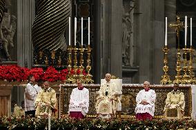 Pope Leo XIV presides over Christmas Mass - Vatican
