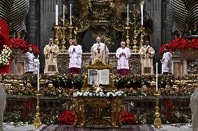 Pope Leo XIV Celebrates Christmas Morning Mass - Vatican