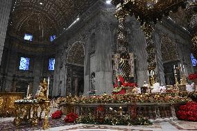 Pope Leo XIV Celebrates Christmas Morning Mass - Vatican