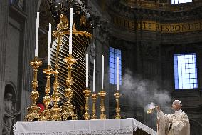 Pope Leo XIV Celebrates Christmas Morning Mass - Vatican
