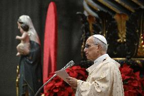 Pope Leo XIV Celebrates Christmas Morning Mass - Vatican