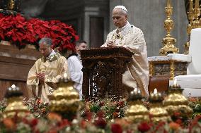 Pope Leo XIV Celebrates Christmas Morning Mass - Vatican
