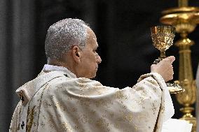 Pope Leo XIV Celebrates Christmas Morning Mass - Vatican