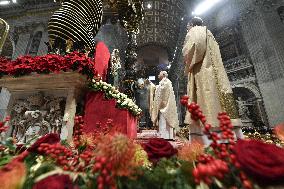 Pope Leo XIV Celebrates Christmas Morning Mass - Vatican