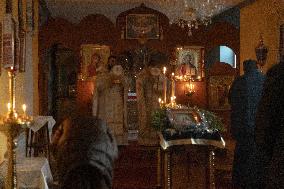 Military Chaplain Holds Christmas Service near the Frontline in Kharkiv Region - Ukraine