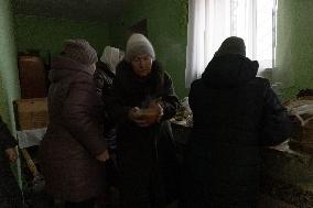 Military Chaplain Holds Christmas Service near the Frontline in Kharkiv Region - Ukraine