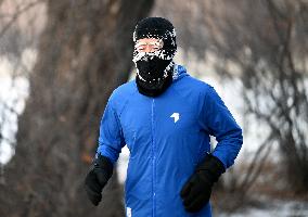 Extreme Cold Running in Shenyang