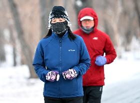 Extreme Cold Running in Shenyang