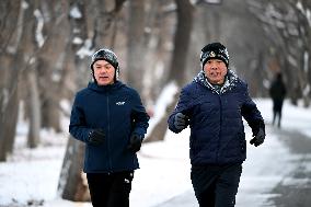 Extreme Cold Running in Shenyang