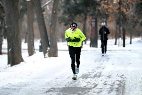 Extreme Cold Running in Shenyang