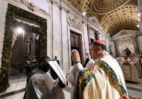 Closing of The Holy Door Of Santa Maria Maggiore Basilica - Rome