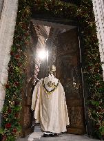 Closing of The Holy Door Of Santa Maria Maggiore Basilica - Rome