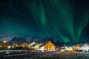 Aurora Seen at Night - Norway