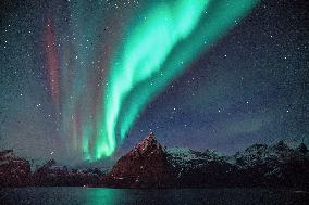Aurora Seen at Night - Norway