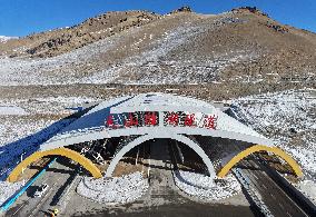 New Expressway Tunnel Opens To Traffic In Xinjiang - China