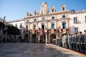Celebration of Día del Pendón In Almeria - Spain