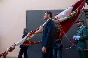 Celebration of Día del Pendón In Almeria - Spain