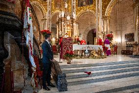 Celebration of Día del Pendón In Almeria - Spain