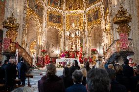 Celebration of Día del Pendón In Almeria - Spain
