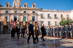 Celebration of Día del Pendón In Almeria - Spain