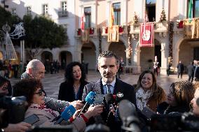 Celebration of Día del Pendón In Almeria - Spain