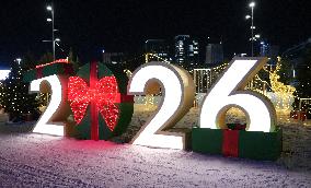 New Year Decorations in Astana - Kazakhstan