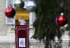 Pope Leo XIV Leads the Angelus Prayer - Vatican